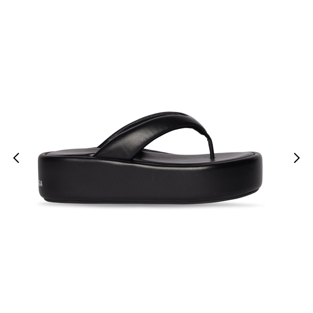 Balenciaga RISE THONG SANDAL IN BLACK size 39 (9)